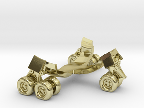 STAND LANDING GEAR for the Airplane Ring Box in 18k Gold Plated Brass