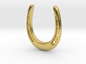 HorseShoe in Polished Brass