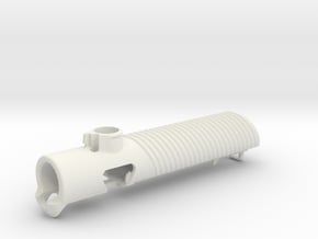 Emek-Etha2 Smooth Body - Coiled in White Natural Versatile Plastic