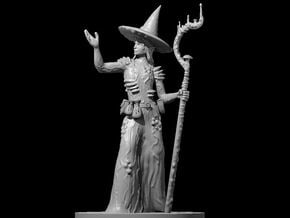 Female Elf Druid Spore Circle 2 in Tan Fine Detail Plastic