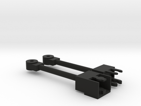 Railadventure (Tillig) coupling adapter for ICN in Black Natural Versatile Plastic