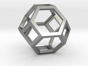 Truncated Octahedron in Natural Silver