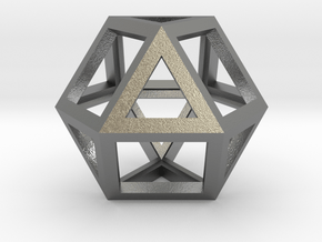 Cuboctahedron in Natural Silver