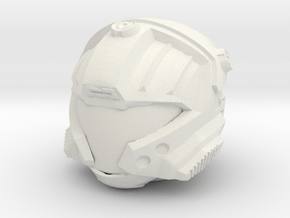 CQB Helmet in White Natural Versatile Plastic