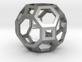 Truncated Cuboctahedron in Natural Silver