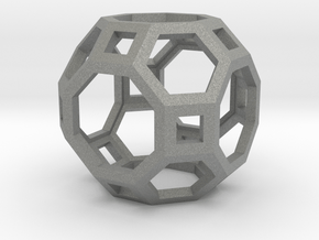 Truncated Cuboctahedron in Gray PA12