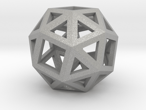 Snub Cube in Aluminum