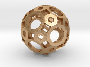 Truncated Icosidodecahedron in Natural Bronze