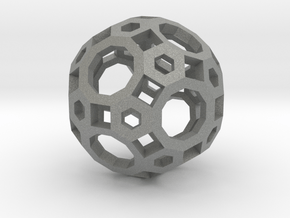 Truncated Icosidodecahedron in Gray PA12
