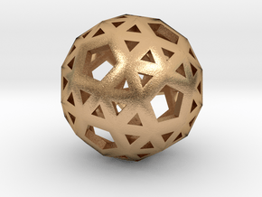 Snub Dodecahedron in Natural Bronze