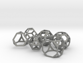 Archimedean Solids Part 1 in Gray PA12