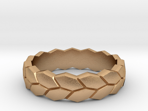 Wheat Ring in Natural Bronze: 5 / 49
