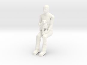 Land of the Giants - 1.35 - Barry Chipper Seated in White Processed Versatile Plastic