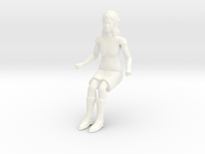 Land of the Giants - 1.35 - Valerie Seated in White Processed Versatile Plastic