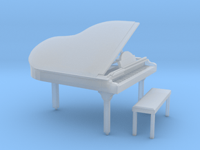 O Scale Grand Piano in Smooth Fine Detail Plastic