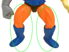 Strong-Arm Legs VINTAGE in Basic Nylon Plastic