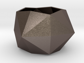 gmtrx lawal disdyakis dodecahedron  in Polished Bronzed-Silver Steel