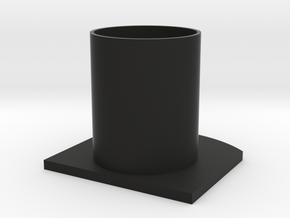 Revi 3c Lamp tube plate in Black Natural Versatile Plastic