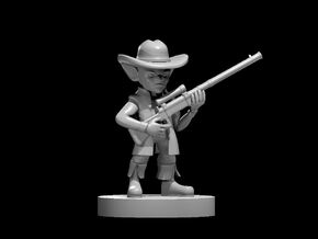 Goblin Gunslinger with Long Rifle in Tan Fine Detail Plastic