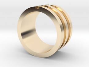 Revolve Ring  in 14k Gold Plated Brass: 8 / 56.75