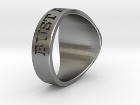 NuperBall YAWN Ring s20 in Natural Silver