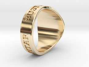 NuperBall ANZE CAPITAR Ring s20 in 14K Yellow Gold