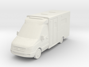 Sprinter Ambulance 1/100 in White Natural Versatile Plastic