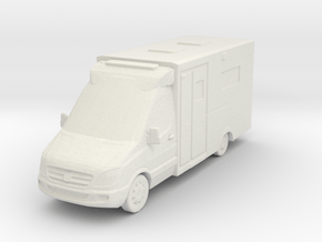 Sprinter Ambulance 1/64 in White Natural Versatile Plastic