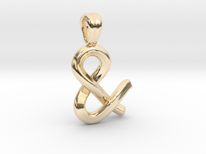 Ampersand [Pendant] in 14K Yellow Gold