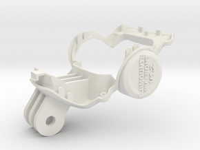 DJi FPV Front Mount (Top only) in White Natural Versatile Plastic