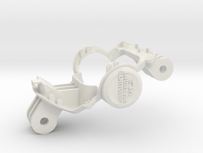 DJi FPV Front Mount (Top & Middle) in White Natural Versatile Plastic