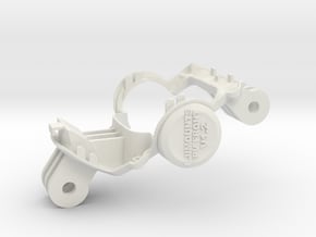 DJi FPV Front Mount (Top & Middle) in White Natural Versatile Plastic