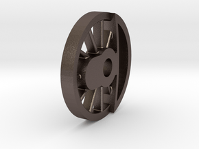 SP18 Bare D2 Wheel in Polished Bronzed-Silver Steel