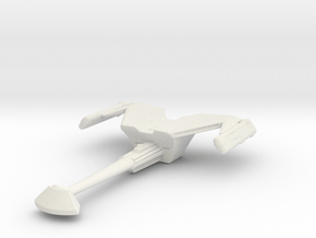 Klingon D18 'Gull Wing' 1/3788 Attack Wing in White Natural Versatile Plastic