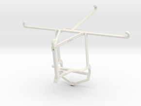 Controller mount for PS4 & Microsoft Surface Duo - in White Natural Versatile Plastic