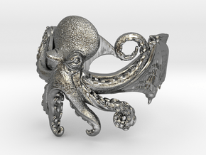 The Cthulhu Ring in Polished Silver: 5.5 / 50.25