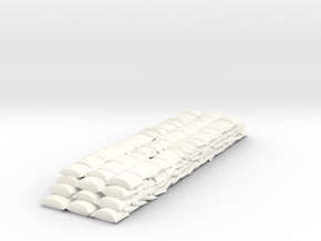 Uintah Gilsonite flat car load in White Processed Versatile Plastic