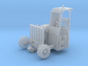 Truck Mounted Forklift 1-64 Scale Positional  in Tan Fine Detail Plastic