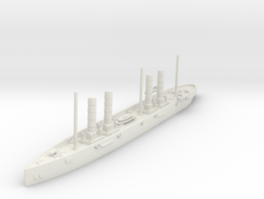 1/600 USS Wampanoag in White Natural Versatile Plastic