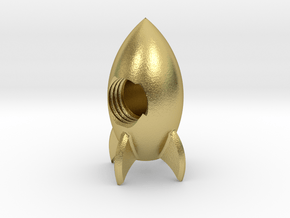 Magent rocket in Natural Brass