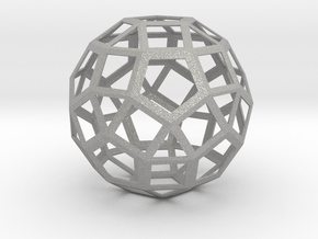 Lawal 167 mm v2 skeletal rhombicosidodecahedron in Aluminum