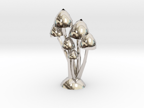 Mushrooms Lowpoly in Platinum
