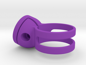 34.4 Single Bolt Varia Mount in Purple Processed Versatile Plastic