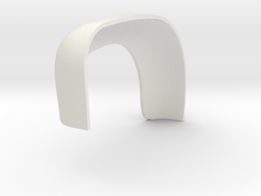 Fenders-B61-RH-outer-shell-1to8 in White Natural Versatile Plastic
