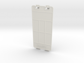 016002-02 Scorcher Chassis Door in White Natural Versatile Plastic