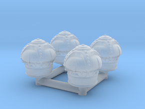 Crown Gas Globe_HO (Set of 4) in Tan Fine Detail Plastic