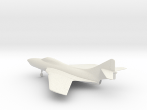 Grumman F-9J Cougar in White Natural Versatile Plastic: 1:64 - S