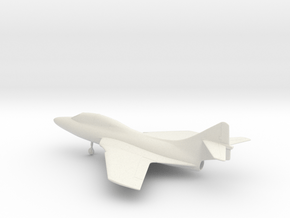 Grumman TF-9J Cougar in White Natural Versatile Plastic: 1:64 - S