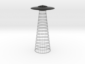UFO Table Lamp in Black Natural Versatile Plastic