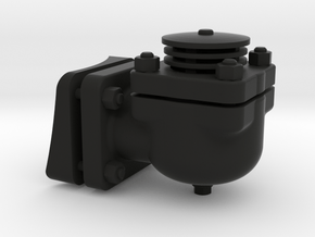 Snifter valve - LH - 3/4" scale (1/16 full size) in Black Natural Versatile Plastic